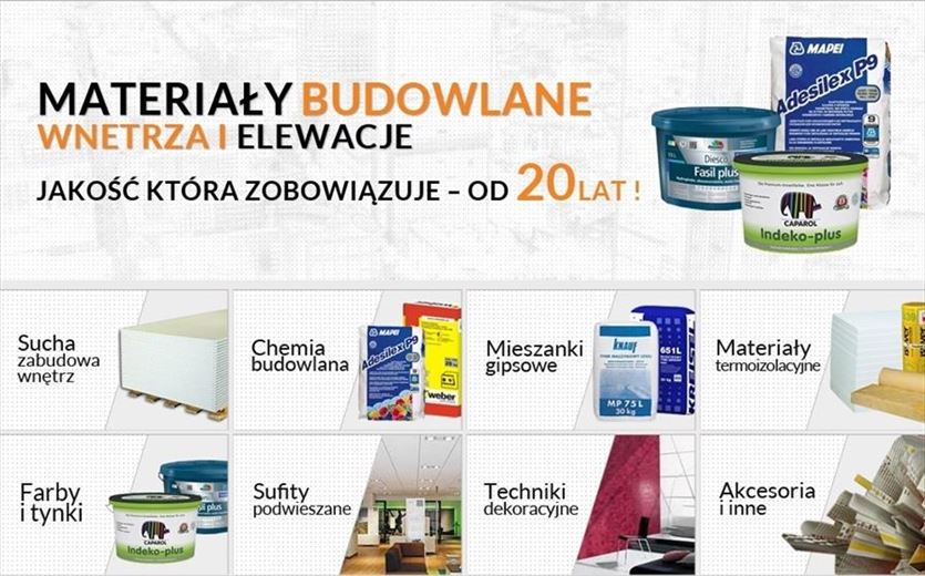 przyjazna Budowlane materiały, Technogips Spółka cywilna, Częstochowa